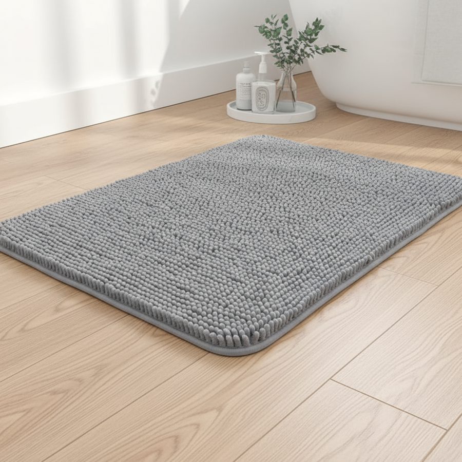 Close-up of the bath mat's textured surface