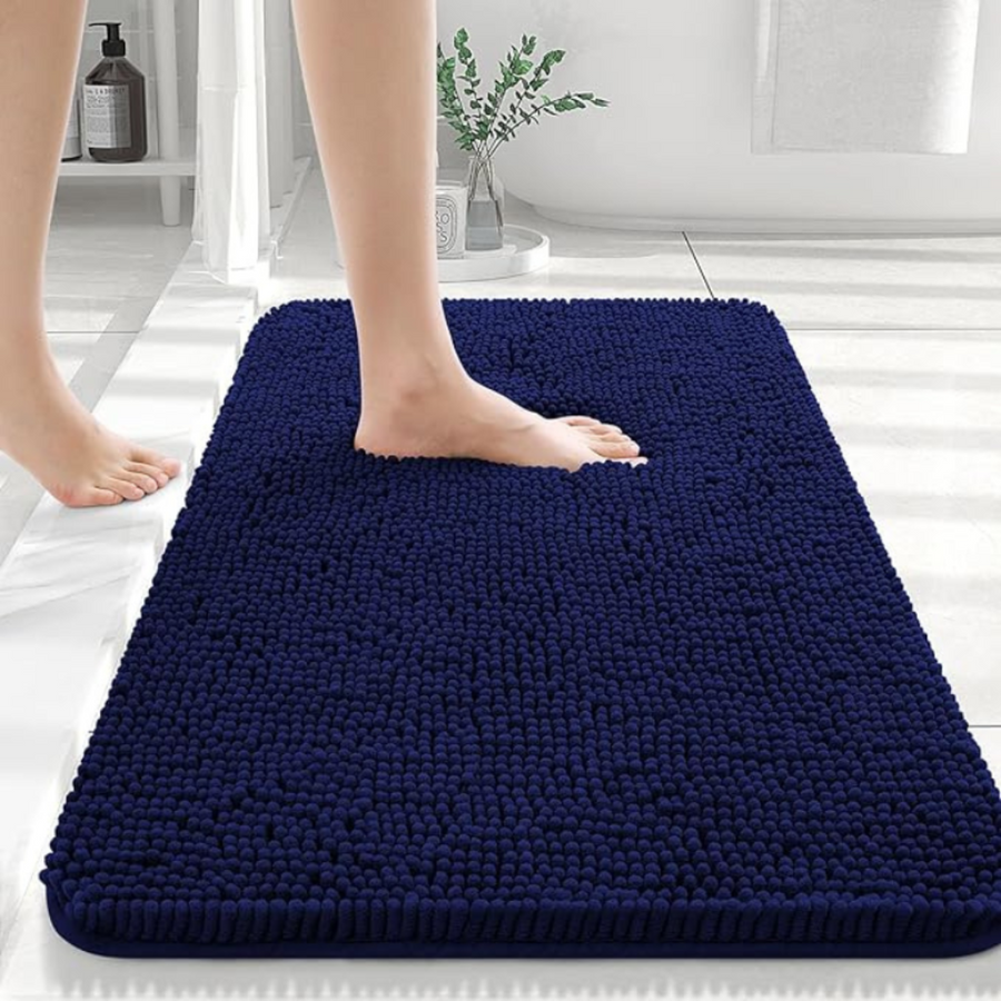 Bath mat in a gray color option