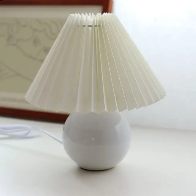 Table lamp displayed against a plain background