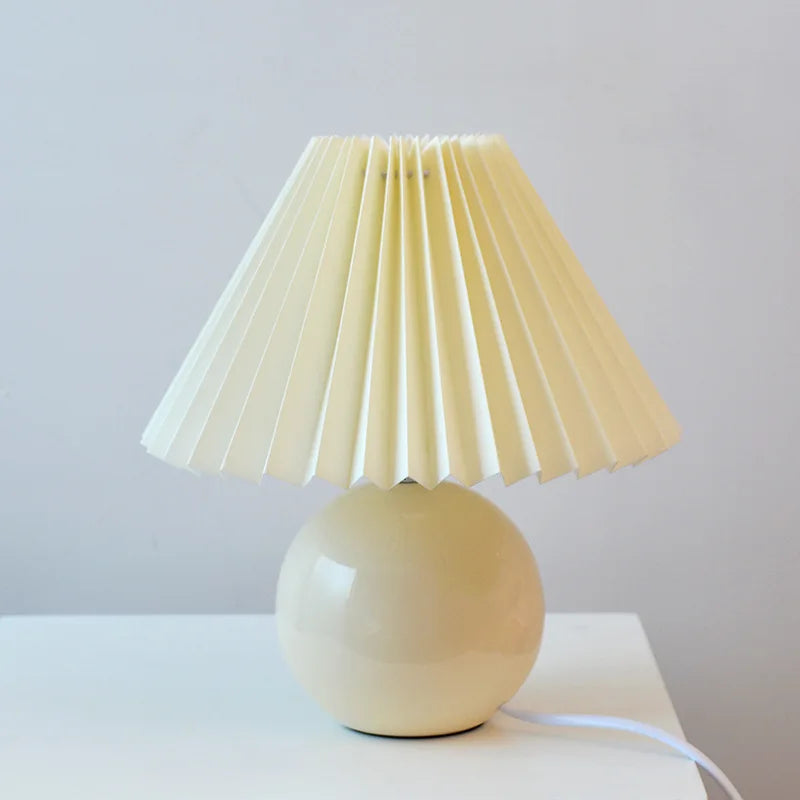 Table lamp shown from a top-down angle