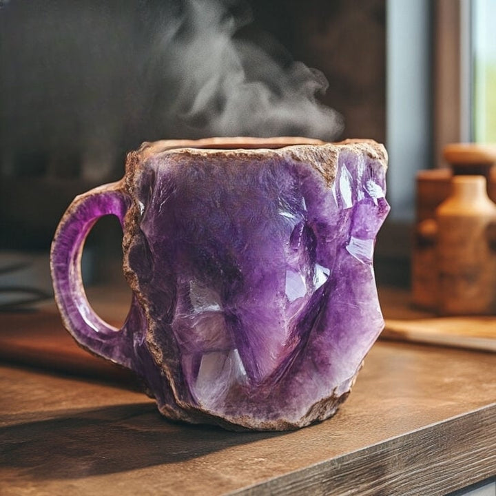 Full view of the coffee mug from an angle