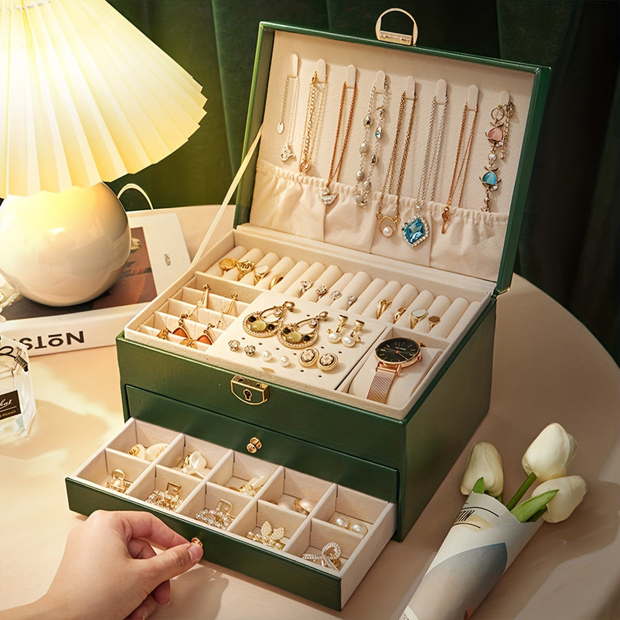 Close-up of the jewelry box side panel