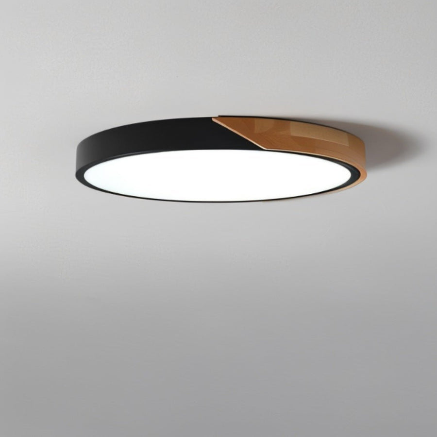 Ceiling light installed above a dining table