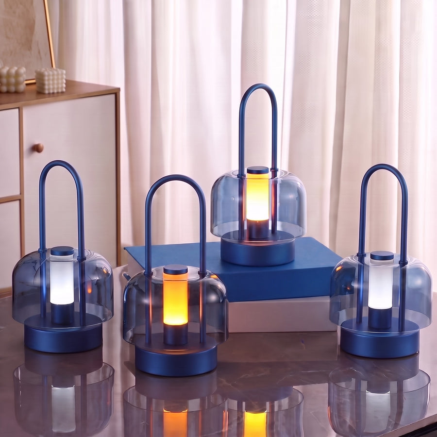 Dimmable Bedside Lamp in blue