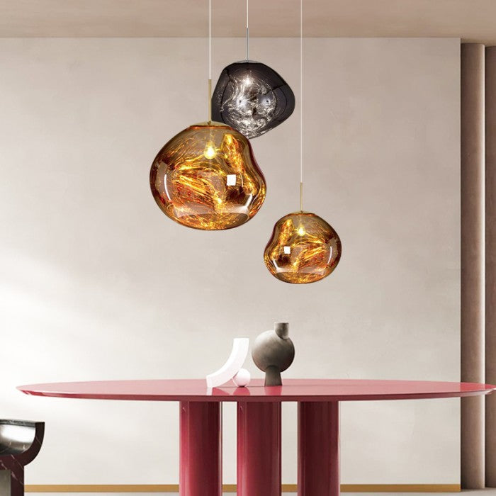Pendant light shown in a larger 28 cm size