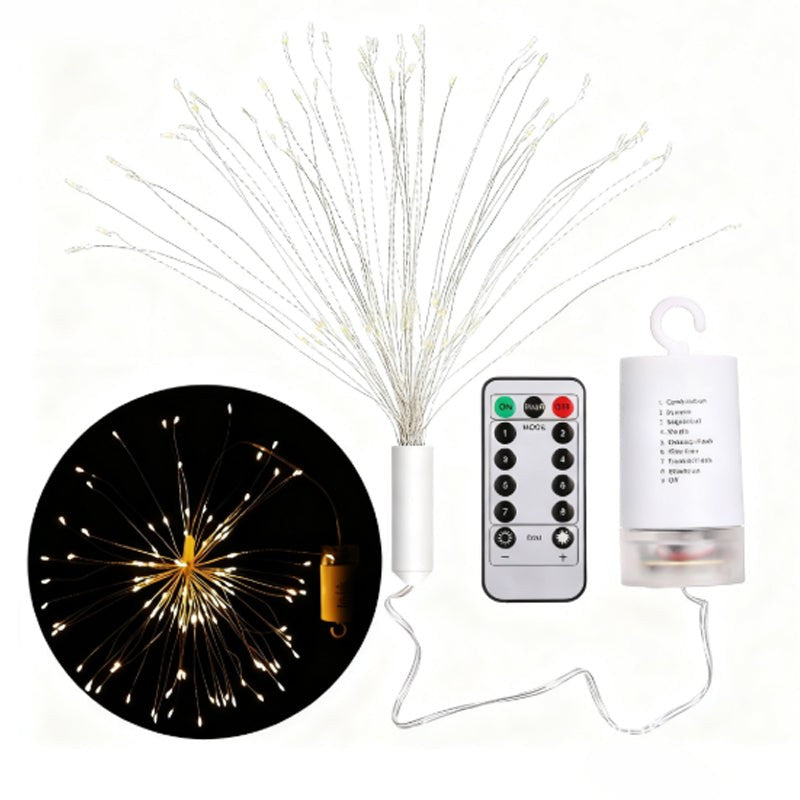 LED firework lamp product detail with remote control