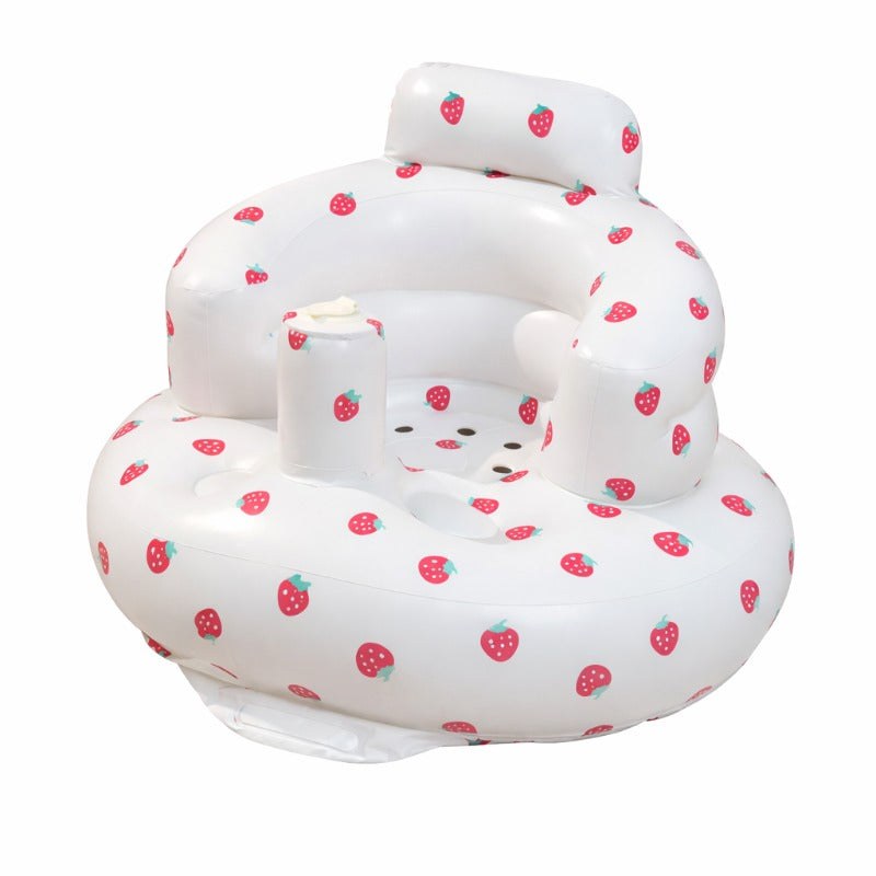 Inflatable baby seat in Strawberries pattern