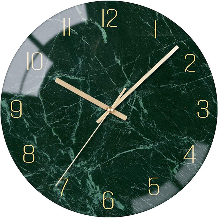 Close-up view of the galaxy style wall clock face