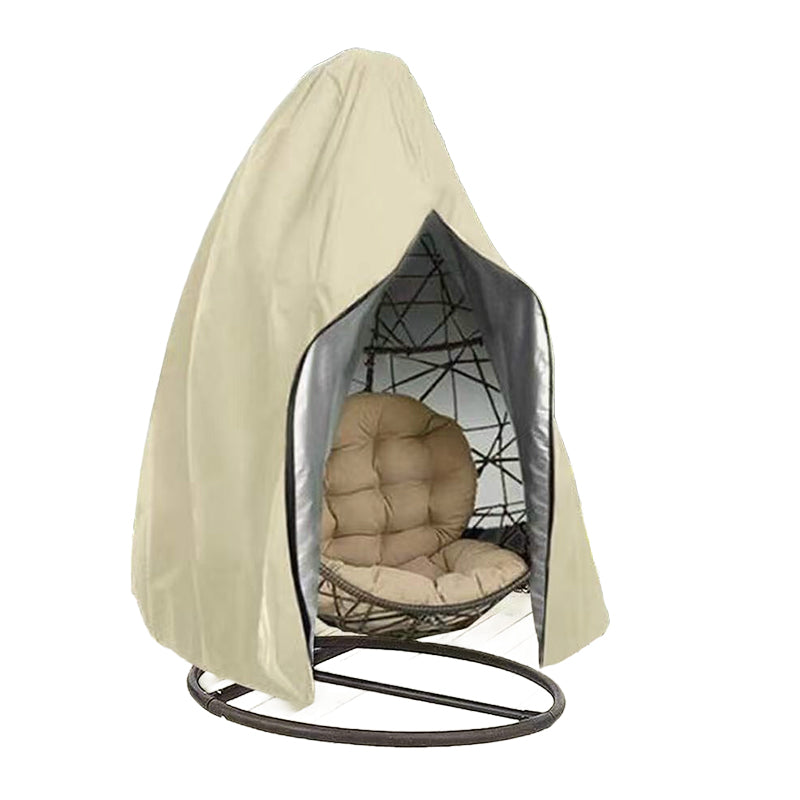 Beige hanging egg chair cover