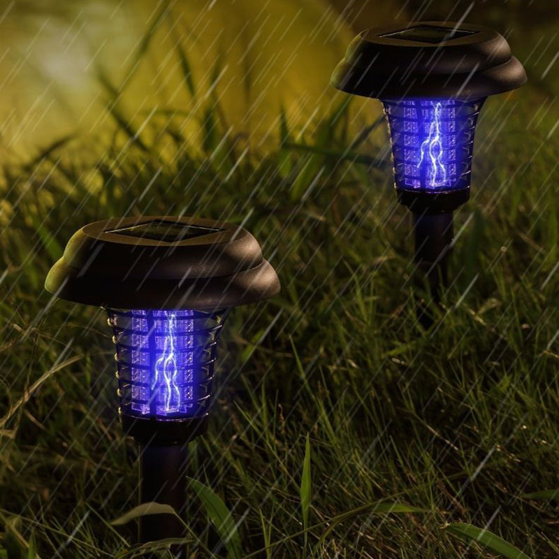 Insect killer in the rain, showing its waterproof design