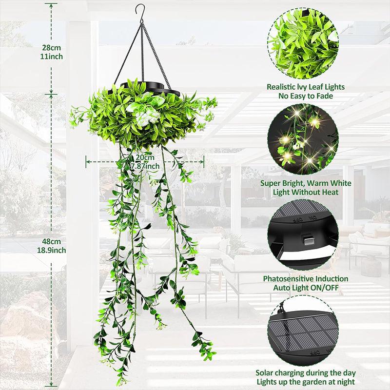 Dimensions and specifications for the hanging solar lantern