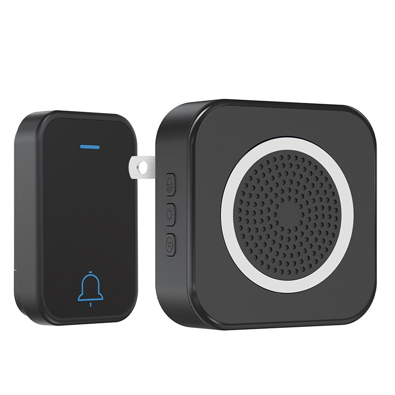 Wireless doorbell product photo - transmitter and receiver