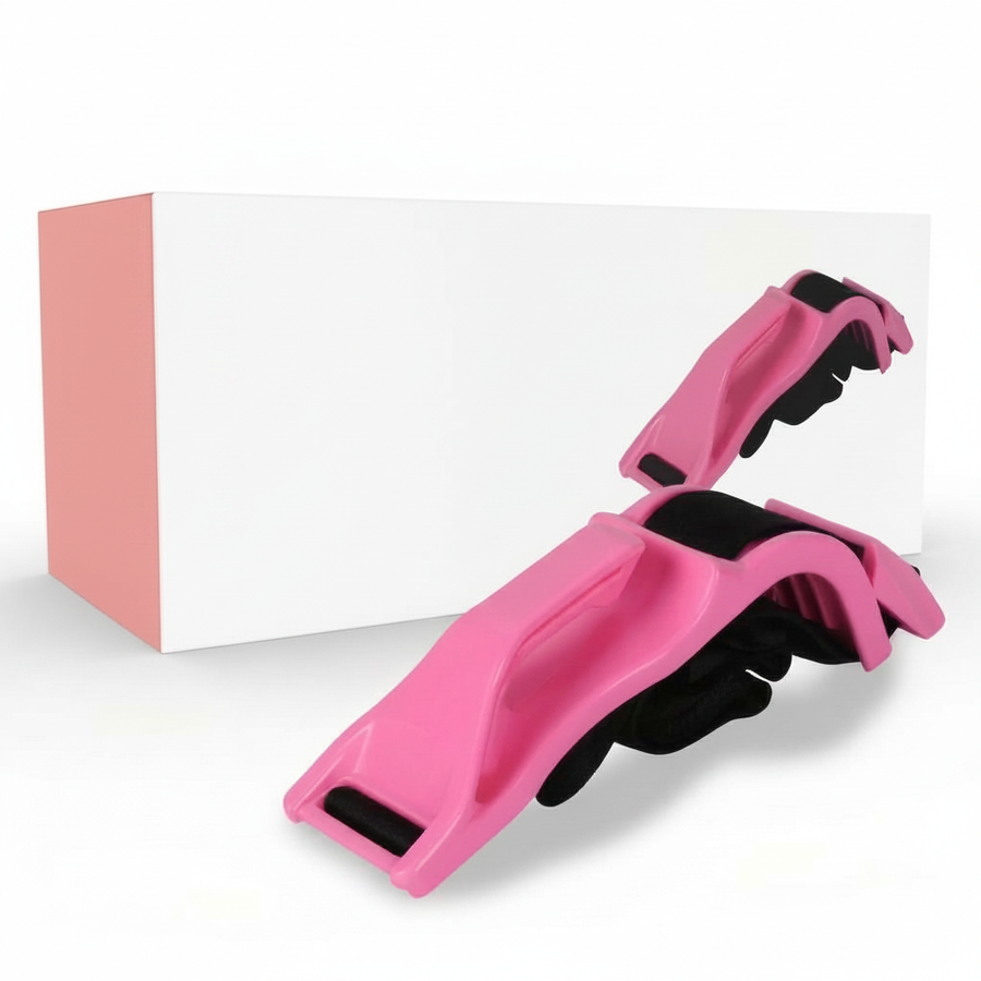 Pink maternity seat belt adjuster