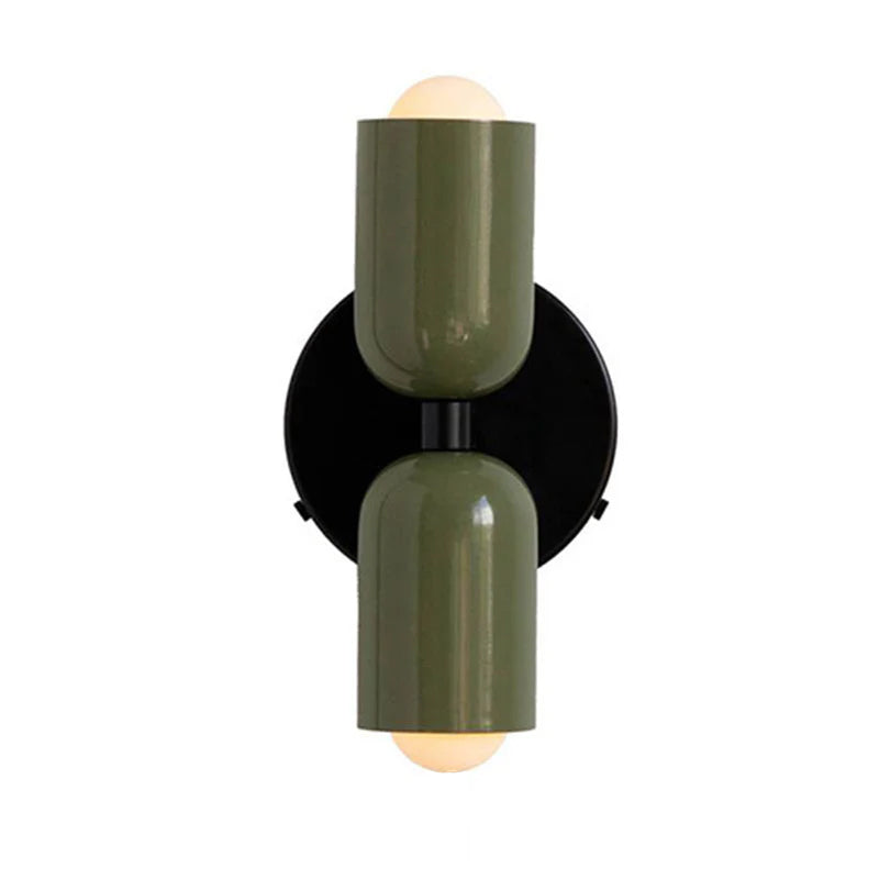 Side angle of the double wall lamp design