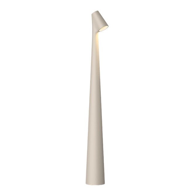 Front view of the minimalist LED table lamp