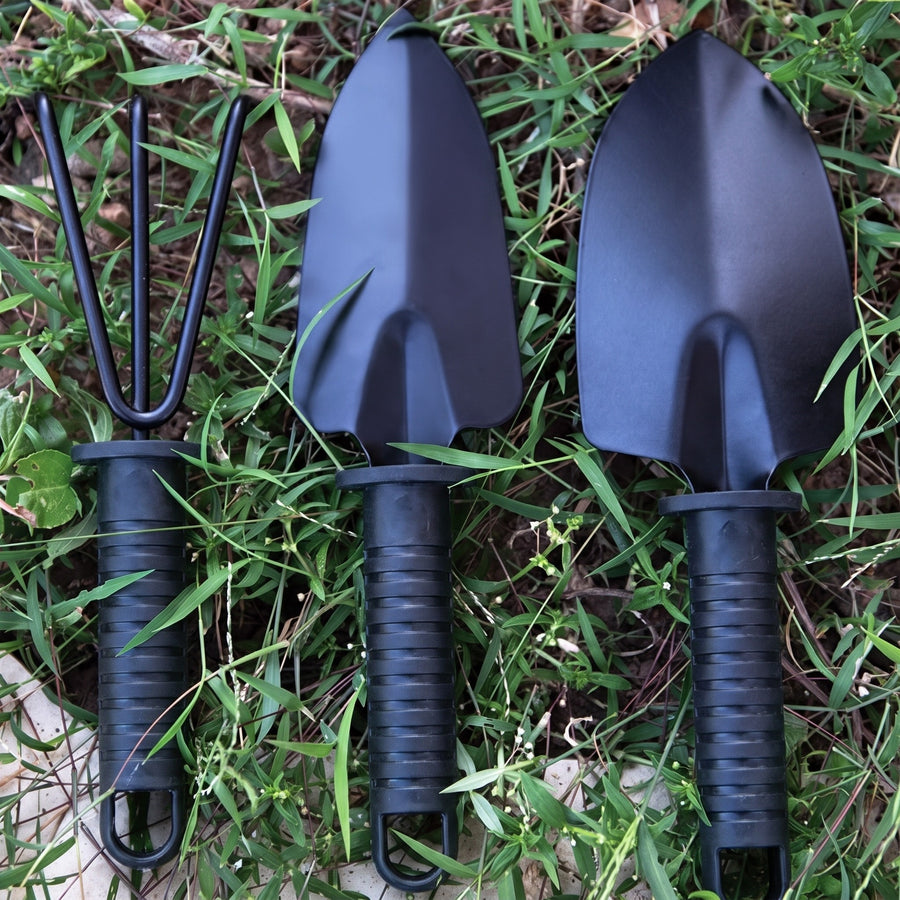 Multi-Function Garden Tool Set in black