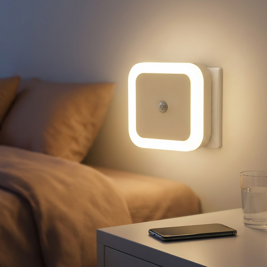 Compact LED night light dimensions