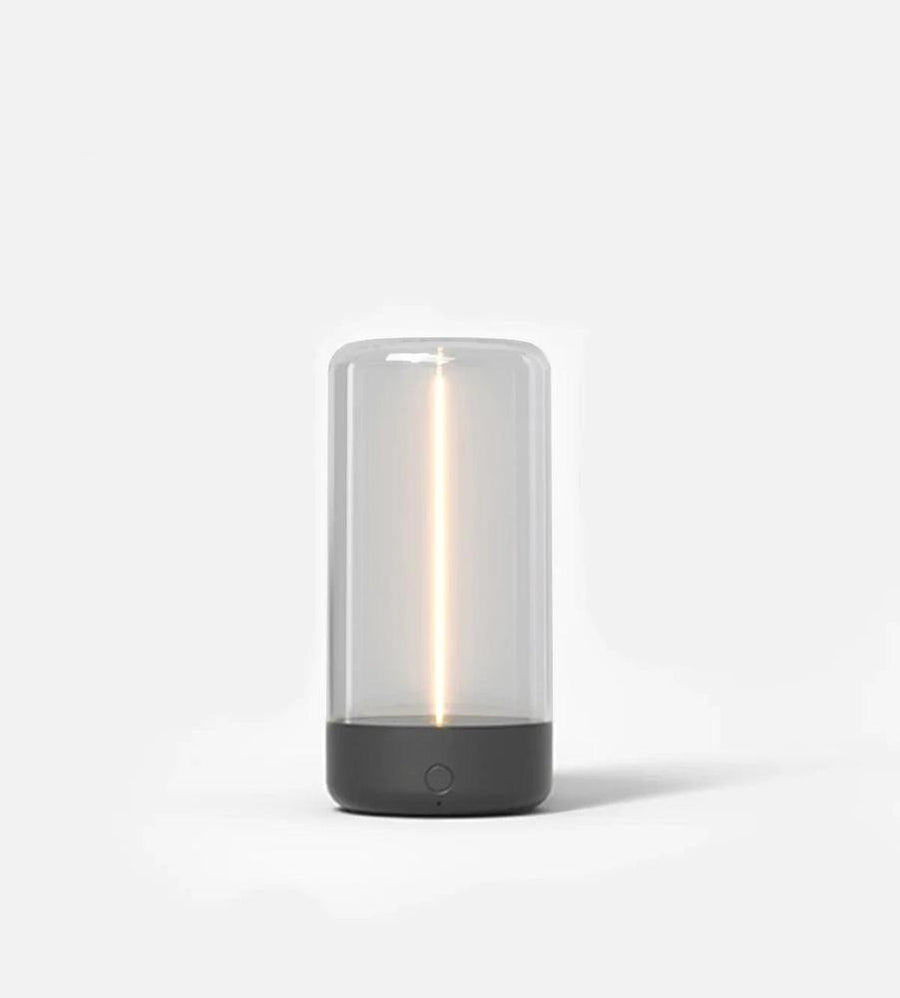Wireless LED glass table lamp, medium size